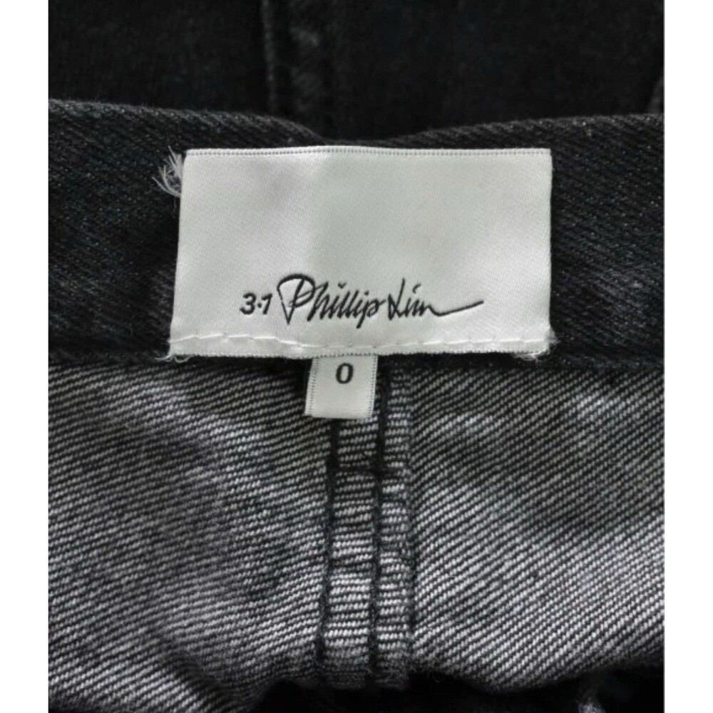 $395 3.1 Phillip Lim Women's Black High-Rise Zip Detail Jeans Pants Sz 0 (XS /S) - Picture 5 of 14